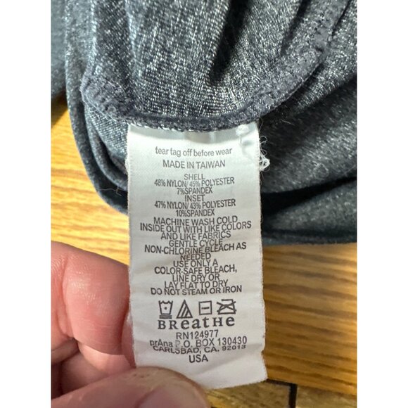 Prana Breathe Long Sleeve Wide Collar Zip Up Athletic Jacket Size S - Picture 6 of 8